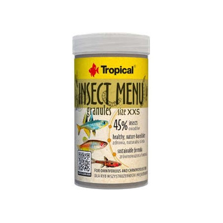 Tropical - Insect Menu Granules size XXS