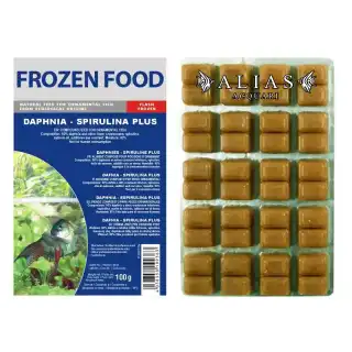 Daphnia Spirulina Plus Frozen blister da 100 g