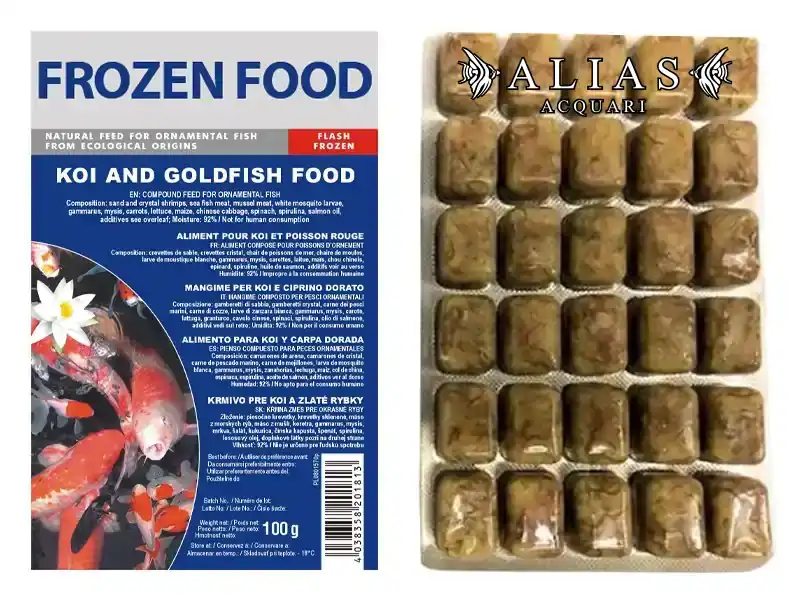 Koi and Goldfish Food Frozen blister da 100 g