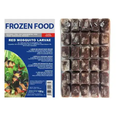 Red Mosquito Larvae Frozen blister da 100 g