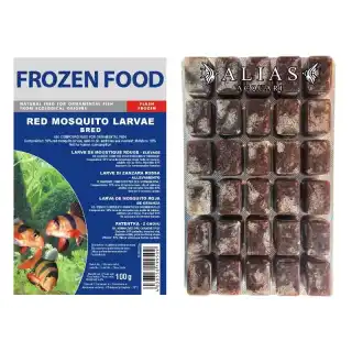 Red Mosquito Larvae Bred Frozen blister da 100 g